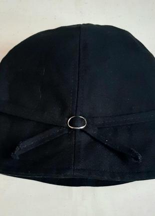 Черная стильная шляпка панамка h&m швеция размер 56