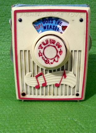 Винтажная музыкальная игрушка Pocket Radio 1972 Fisher Price Toys