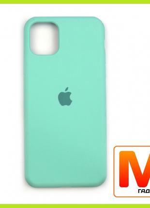 Чехол накладка Silicone Case Full Cover Apple iPhone 11 Pro Max