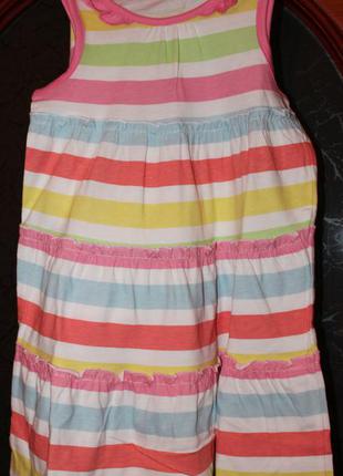 Новый яркий сарафан, платье на девочку 4-5 лет от george, англия