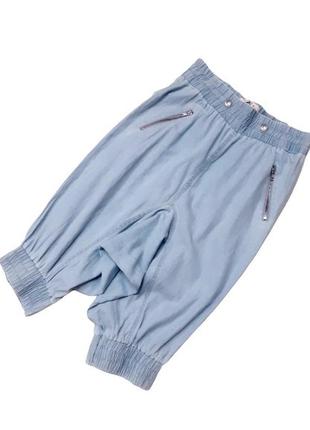 Голубые джинсовые бриджи алладины ichi, m-l, пот 39-49