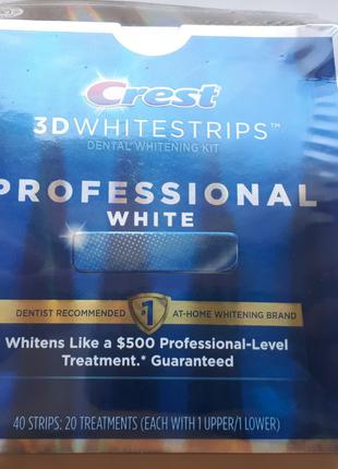 Crest 3D WHITESTRIPS PROFESSIONAL WHITE - отбеливающие полоски
