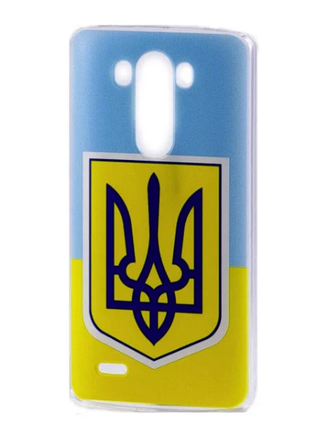 Чехол-накладка Essence LG G3 (D855) Flag and Gerb of Ukraine