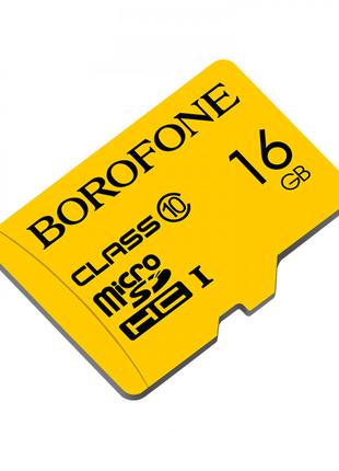 Карта пам'яті MicroSD Borofone 16GB Class 10 Original