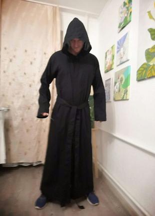 Балахон черный (на хелоуин, или костюм монаха)