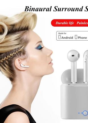 Bluetooth i7S tws гарнитура наушники