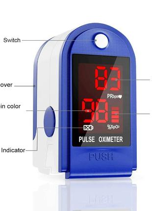 Пульсоксиметр для измерения пульса и уровня кислорода в кровиSPO2