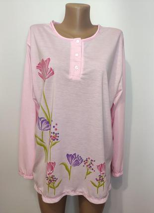 New look розовая трикотажная пижамная кофта, кофта для сна