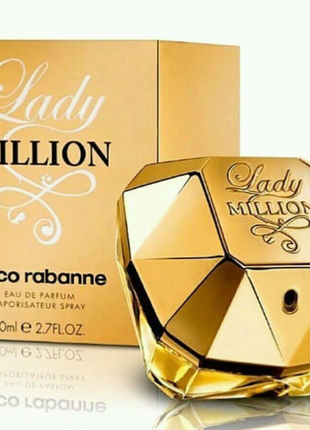 Paco Rabanne Lady Million 80ml женский парфюм