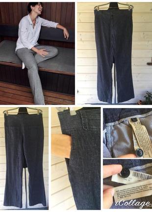 ..фірмові лляні джинси стильні базові високої якості ефект джинс
