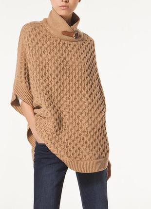 Свитер пончо massimo dutti , супер состав (шерсть ,ангора ,каш...