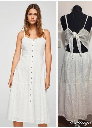 100% котон прошва фирменное натуральное котоновое платье шитье...