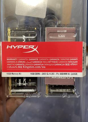 Оперативная память HyperX SODIMM DDR4-2400 8192MB Impact Black