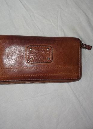 Шкіряний гаманець fossil 2 in 1