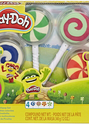 Play-Doh Баночка с пластилином в форме леденца e9193 lollipop