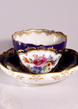 Чайная пара Meissen 19 век