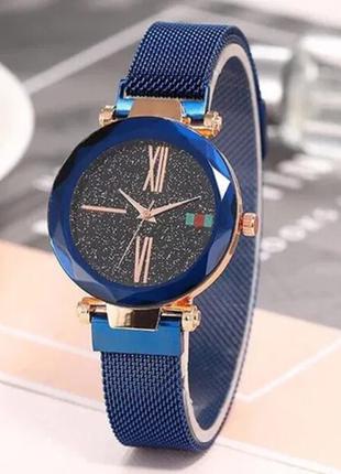 Годинник Sky Watch/годинник жіночий наручний колір синій