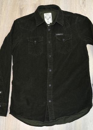 Рубашка diesel мужская вельветовая размер s сорочка чоловіча