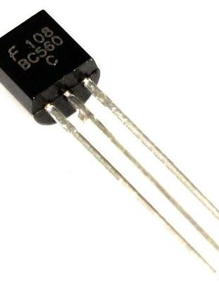 10 ШТУК  BC560C транзистор  TO92(PNP; 50V; 0.1 А; 0.5 W; 150MHz