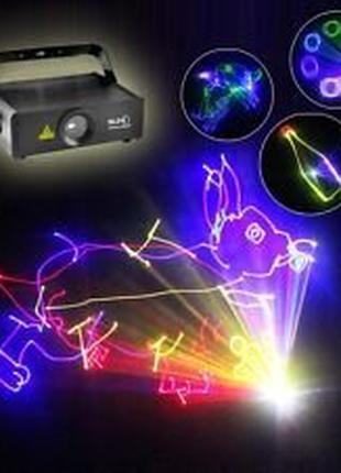 Анимационная полноцветная лазерная установка Reke 500 RGB