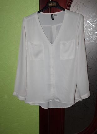 Красивая базовая нюдовая блуза наш 46, 48, 50 размер от h&m, а...