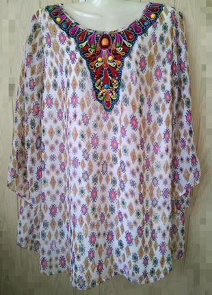 Свободная блуза на подкладке joanna hope с вырезами на рукавах...