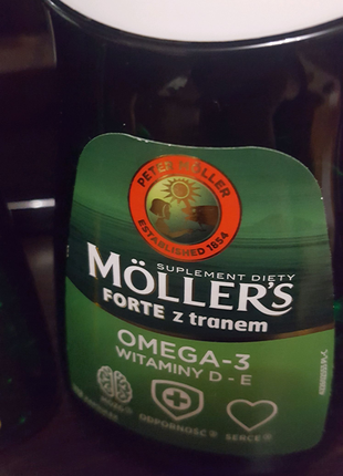 Mollers omega 3. Риб'ячий жир в капсулах 112 шт