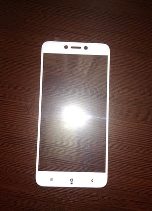 Xiaomi Redmi 4x стекло защитное белое