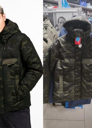 Puma 480 cheap camo down jacket