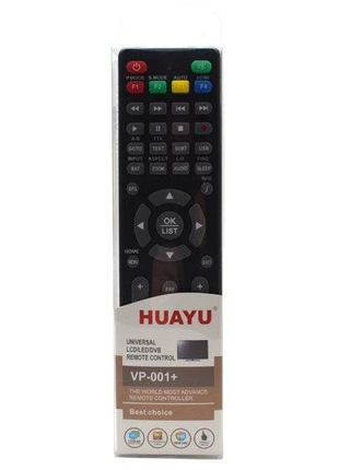 Пульт универсальный для T2 приставок и ТВ HUAYU VP-001+ (00163)