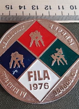 Значки. Значок. Чемпіонат Європи з боротьби FILA 1976