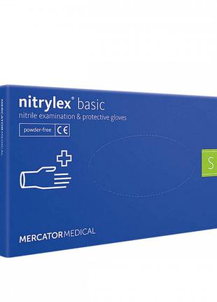 Нітрилові рукавички Nitrylex Mercator, S