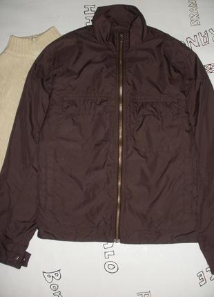 Отличная короткая демисезонная куртка next коричневого цвета