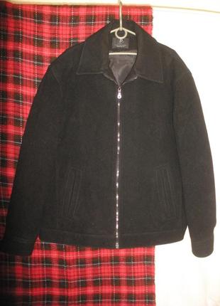 Демисезонное шерсть кашемир короткое пальто куртка paul berman