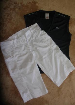 Комплект костюм для спорта фитнеса adidas йоги бриджи футболка...