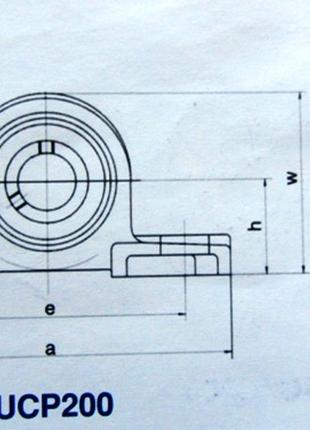 Подшипниковый  узел  под  вал  45 мм -  UCP209