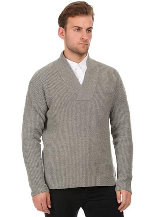 COS Швеция р. L/50 мужской свитер 75% шерсть зимний джемпер