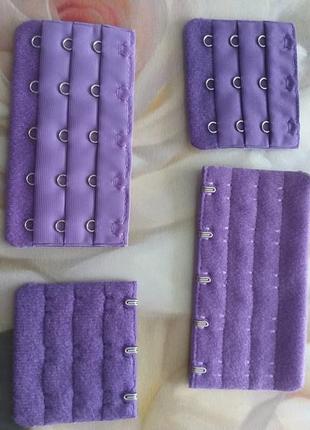 Фиолетовые удлинитель расширитель объема для бюстгальтера