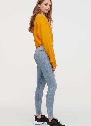 Джинсы super skinny high h&m