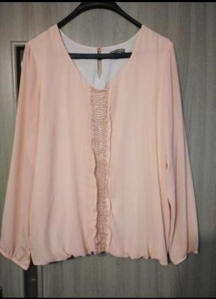 ❤️шикарная персиковая блуза блузка orsay