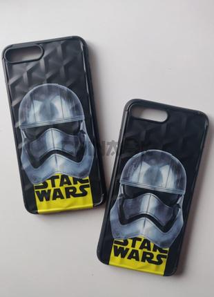 Чехол Star Wars Черный для Iphone 8 plus