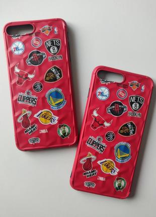 Чехол NBA Красный для Iphone 7 plus