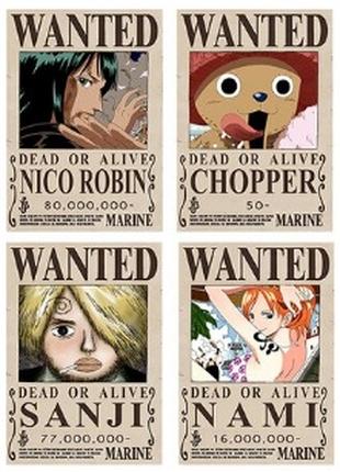 Настенные  декор, холст, картина Ван-Пис аниме One Piece, постер