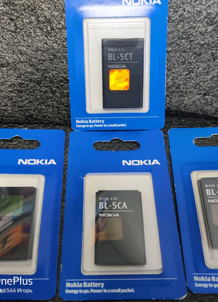 Акумулятор Nokia BL-5C BL-5CA BL-5CB BL-4C BL-5CT