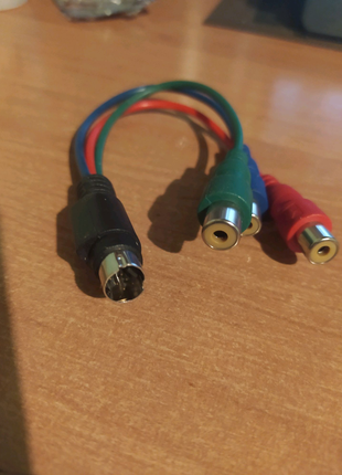 Кабель RGB 3rca 7pin шнур провод переходник