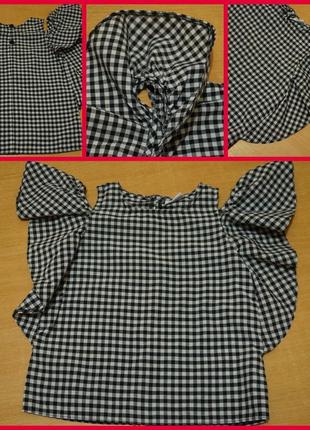 F&f нарядная блузка с воланами 2-4 года блуза
