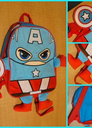 Avengers assemble - marvel рюкзак детский капитан америка