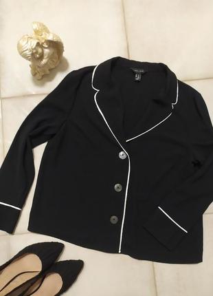 Черная блуза рубашка накидка xl
