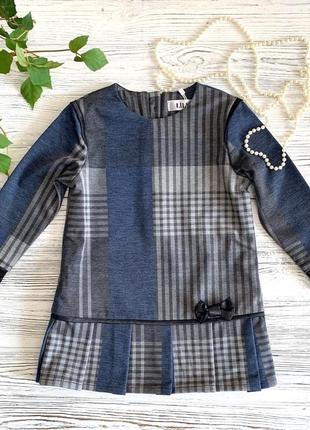 Детское платье трикотаж lilu для девочки 92-98р.