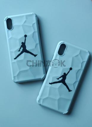 Чехол Air Jordan Nike Белый для Iphone XS Max